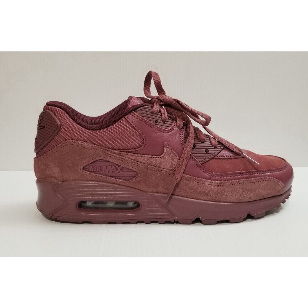 Nike Air Max 90 Premium Vintage Wine Running Shoes 700155-601 Mens Size 9 Rare